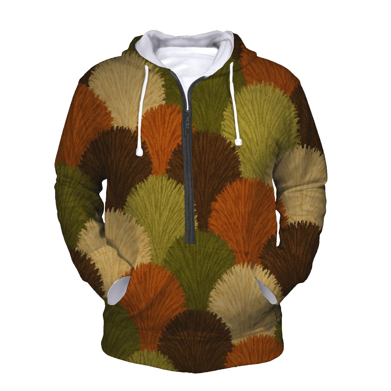 Shag Rug Texture lightweight hoodies