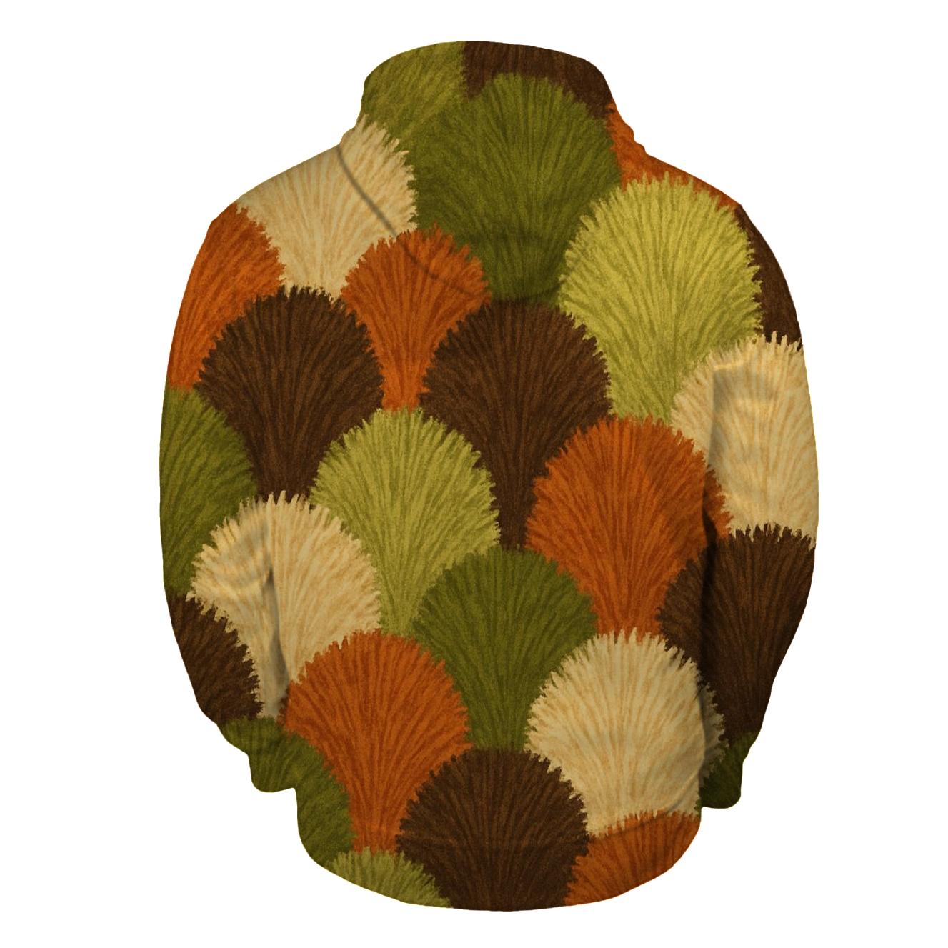 Shag Rug Texture lightweight hoodies