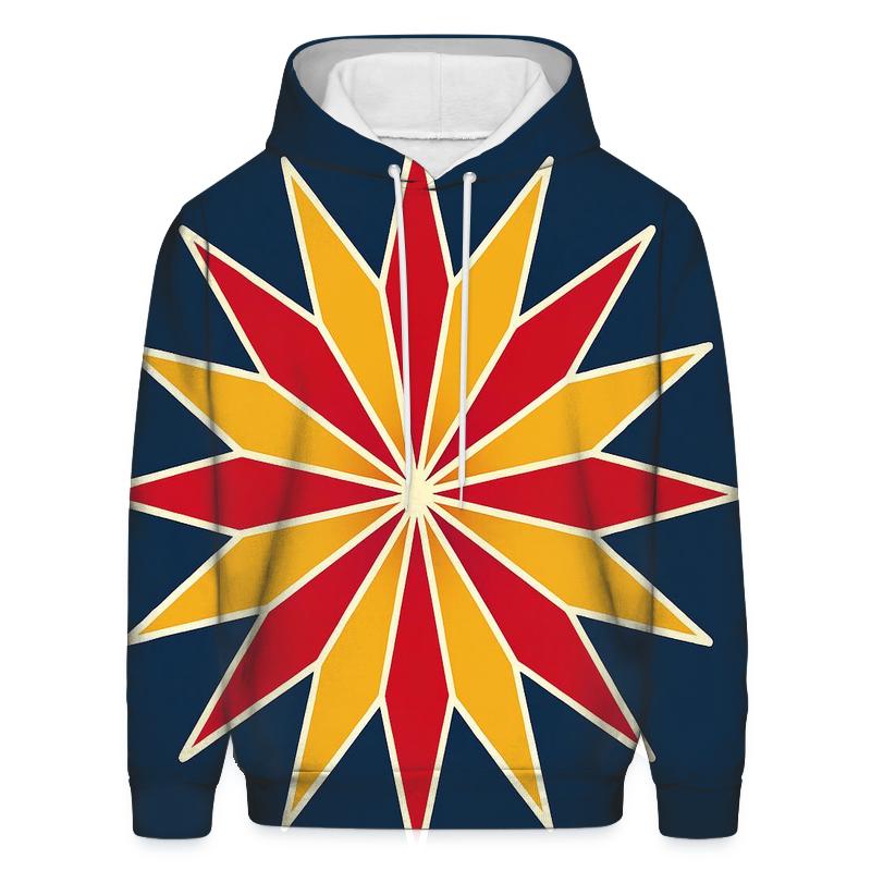 Starburst Ornament Radiance lightweight hoodies