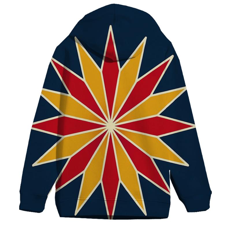 Starburst Ornament Radiance lightweight hoodies