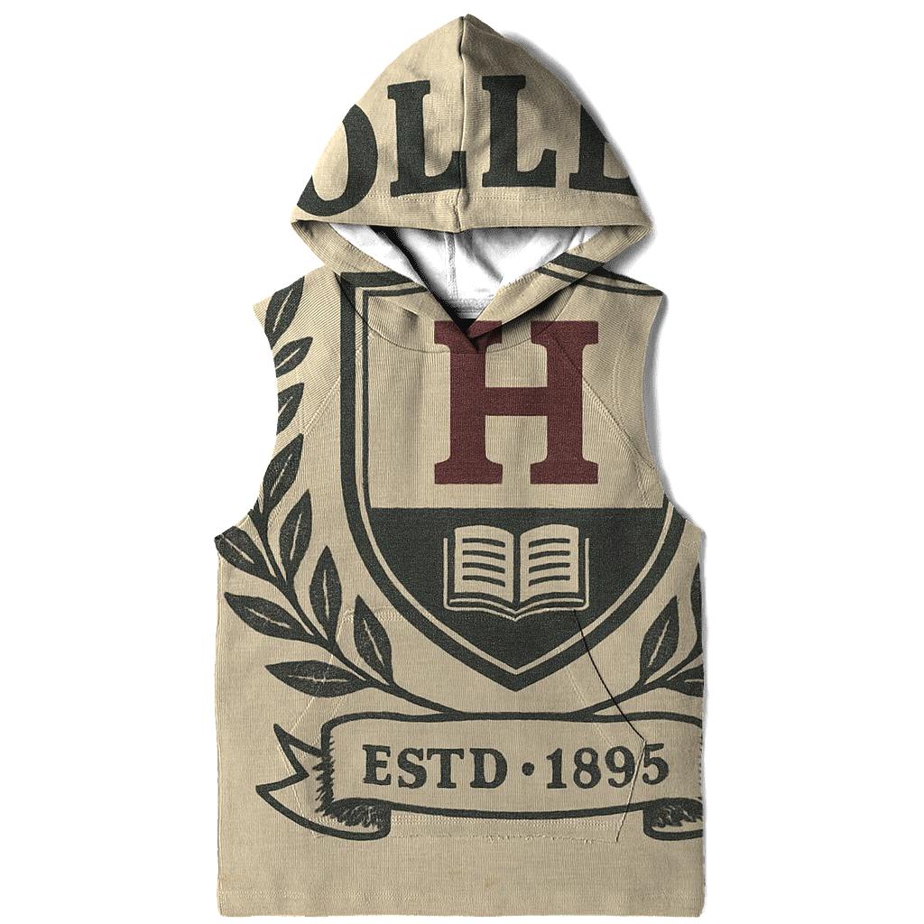 Retro College Crest Poster custom hoodies