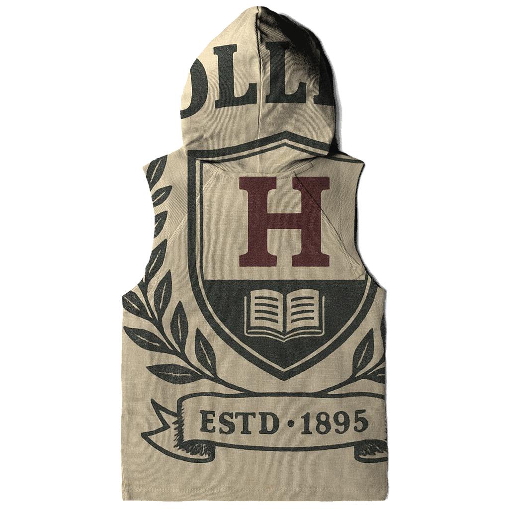 Retro College Crest Poster custom hoodies