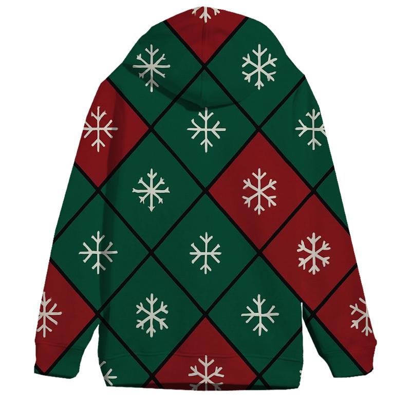 Diamond Snow Tile pullover hoodies