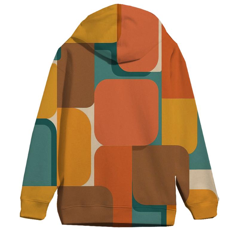 Groovy Geometric Panels hoodie designs