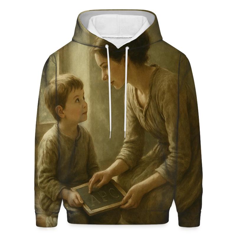 The First Teacher heavyweight hoodies