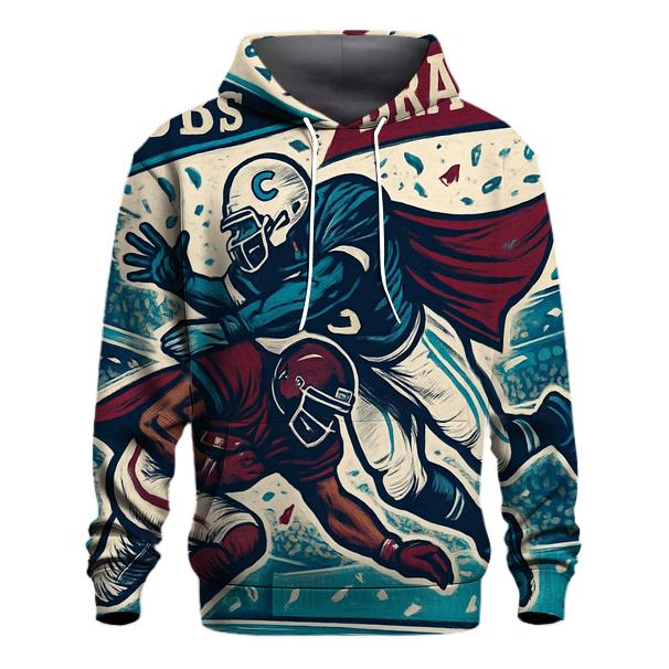 Pennant Rush Tackle embroidered hoodies