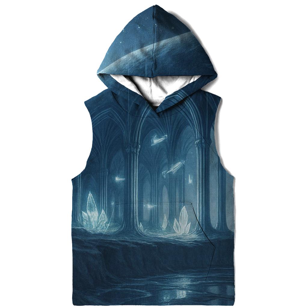 Cerulean Whale Cathedral graphic hoodies