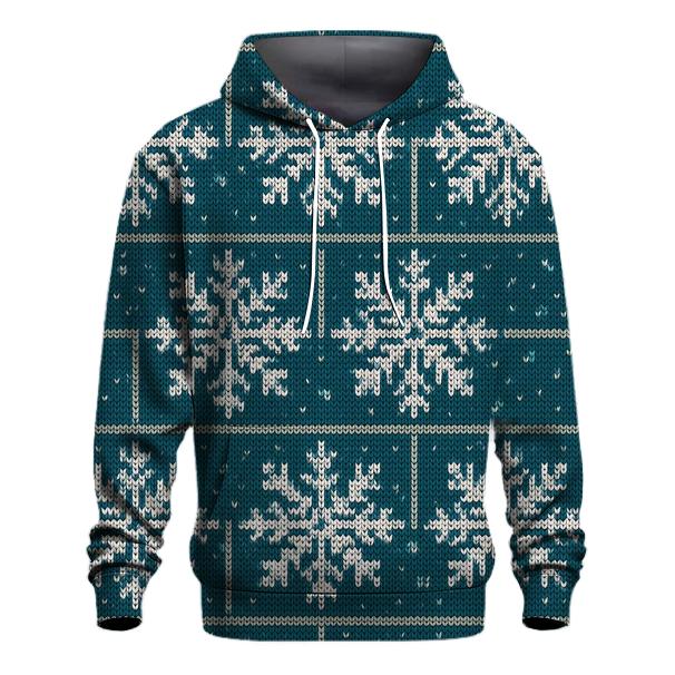 Festive Snowflake Brickwork Design hoodie trends