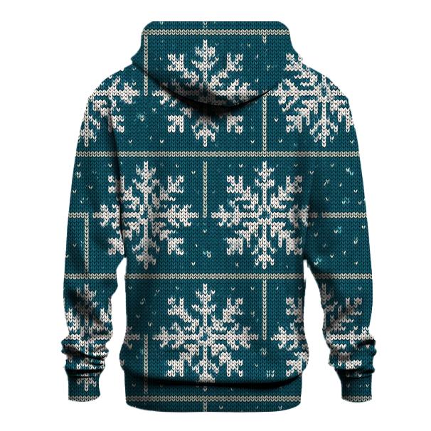 Festive Snowflake Brickwork Design hoodie trends