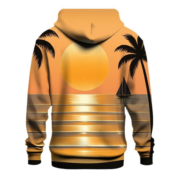 Chrome Mirage Sunset graphic hoodies