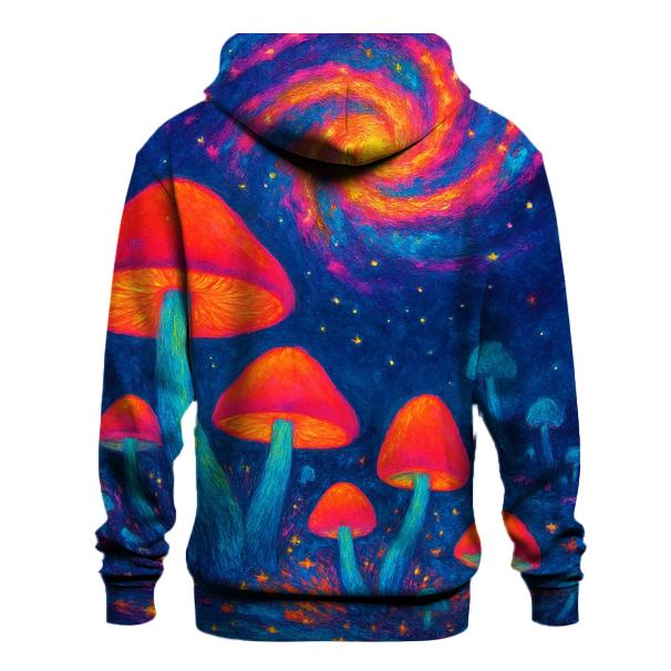 Psychedelic Mushroom Galaxy premium hoodies