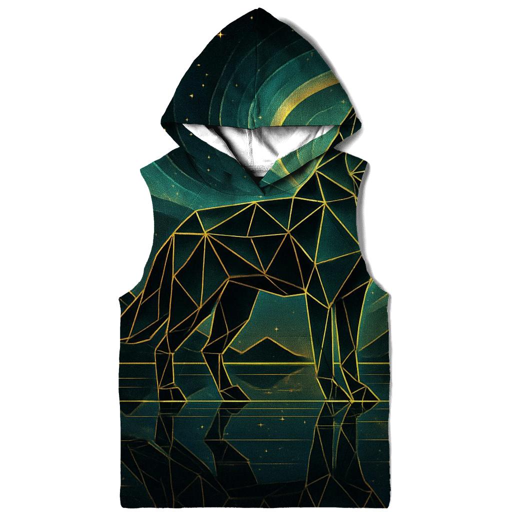 Auroral Geometry heavyweight hoodies