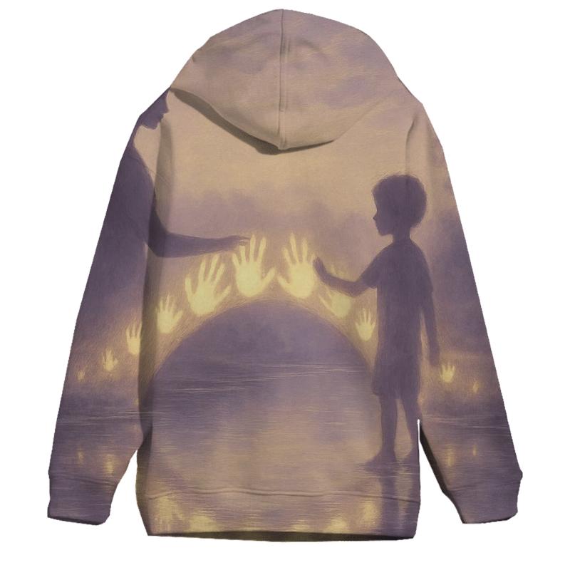 A Bridge Between Hearts zip-up hoodies