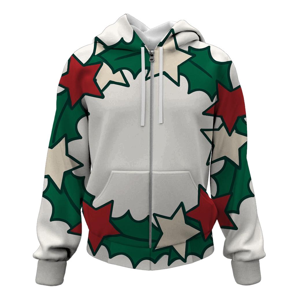 Starlit Wreath Geometry pullover hoodies