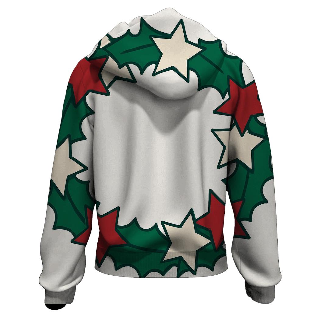 Starlit Wreath Geometry pullover hoodies