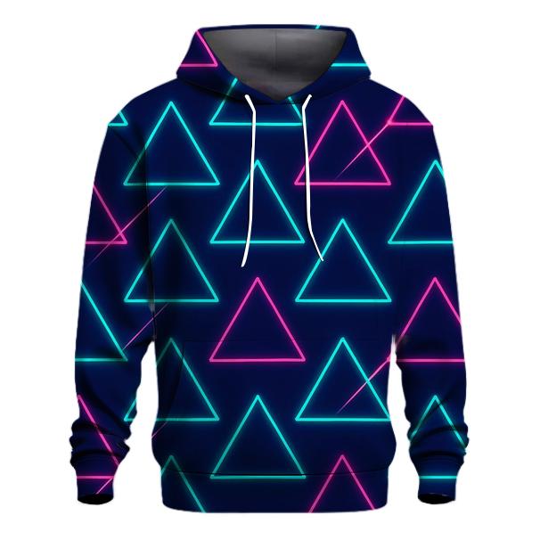 Laser Triangle Wave graphic hoodies