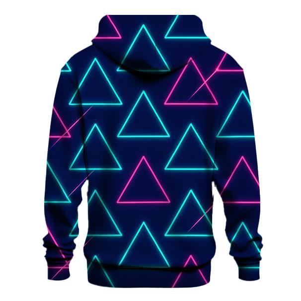Laser Triangle Wave graphic hoodies