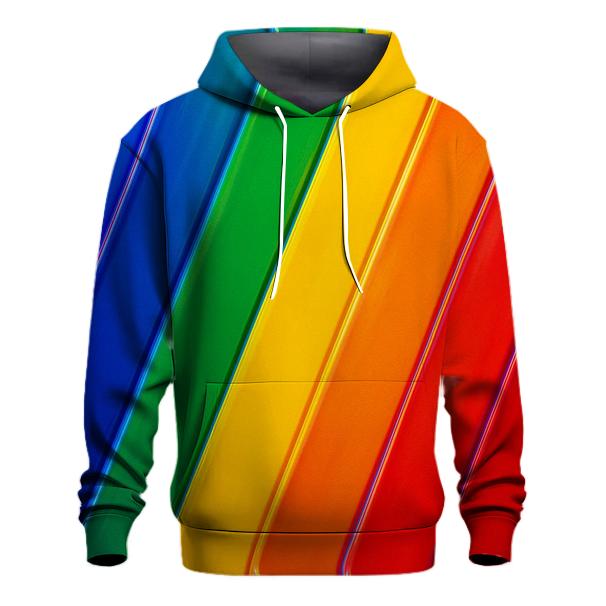 Rainbow Prism Strip custom hoodies