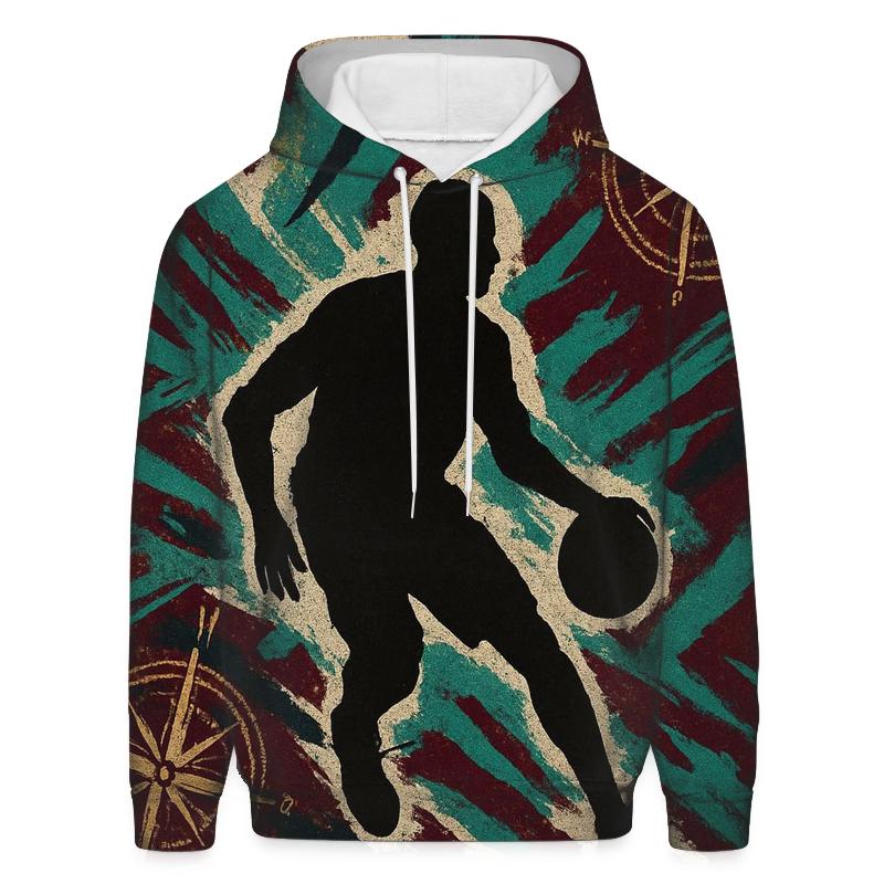 Soccer Street Art Collage premium hoodies