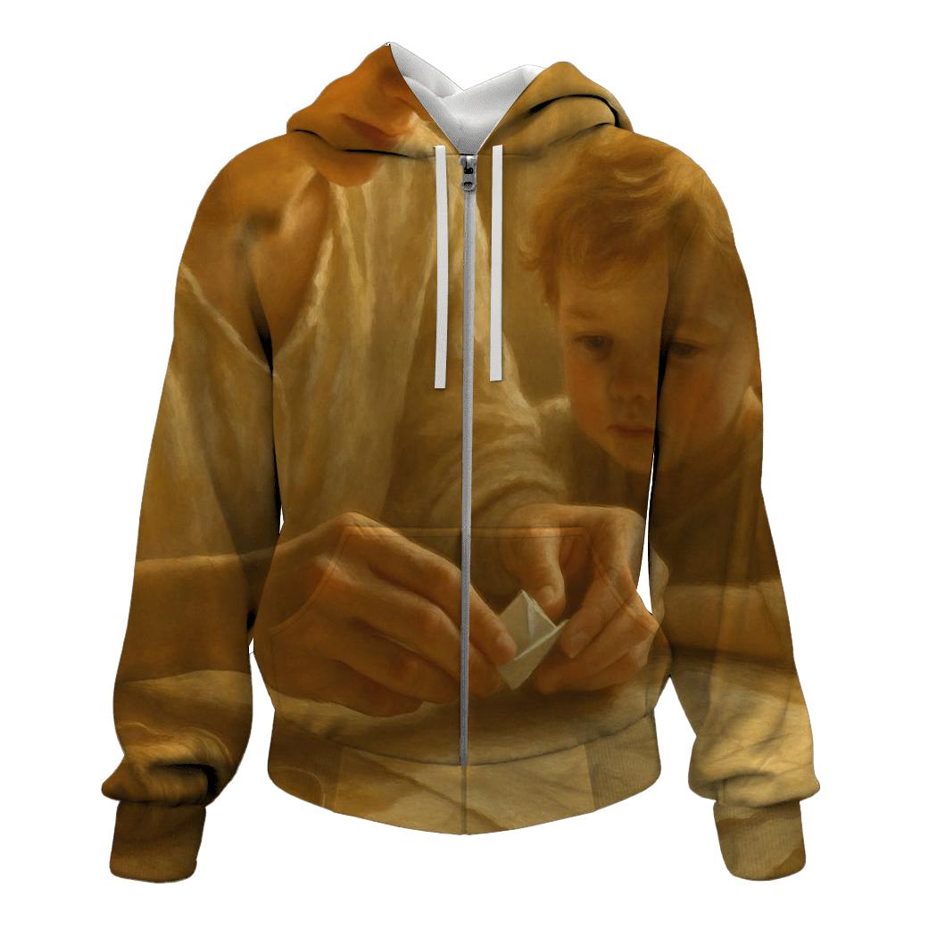 Hands That Build Tomorrow zip-up hoodies