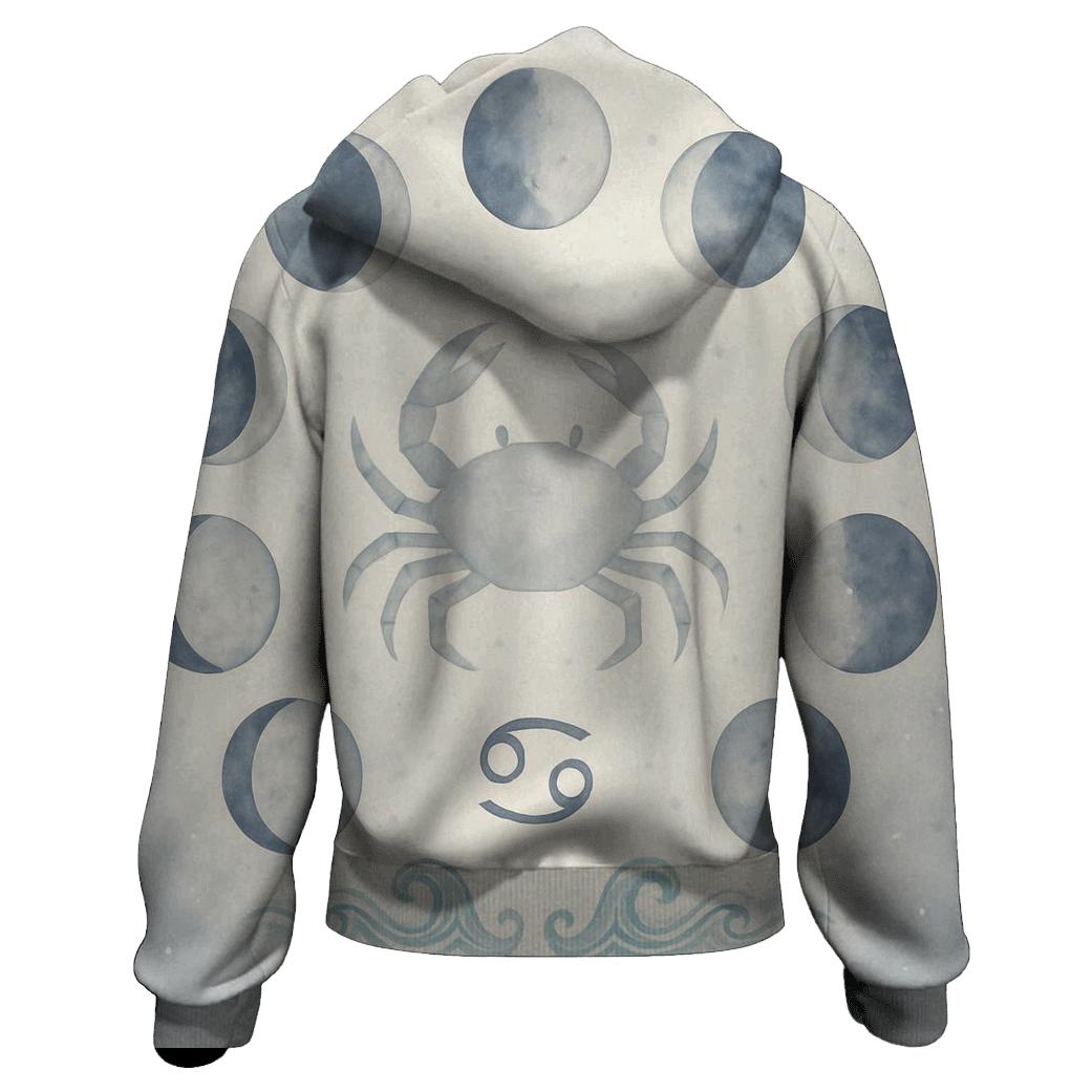 Lunar Phases Cancer Moon Cycle hoodie styles