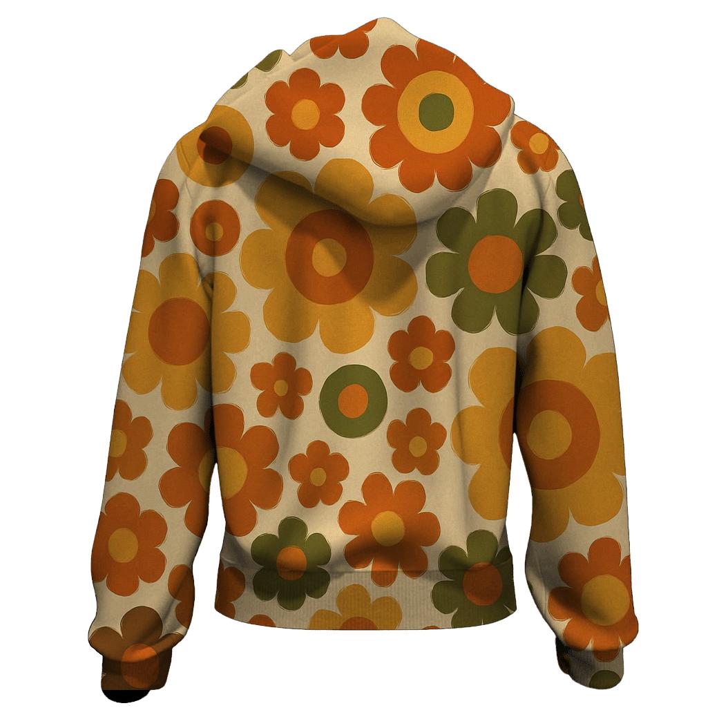 Mod Floral Medallions graphic hoodies