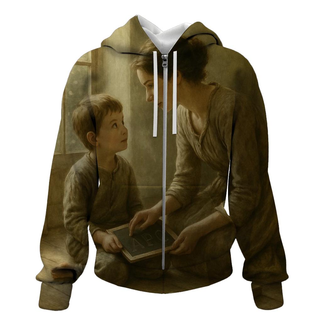 The First Teacher lightweight hoodies