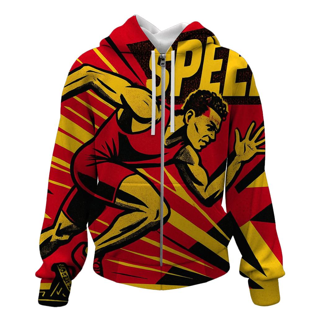 Track Burst Pop Art hoodie styles