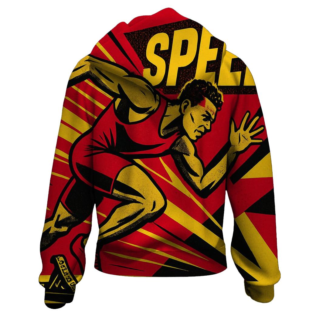 Track Burst Pop Art hoodie styles