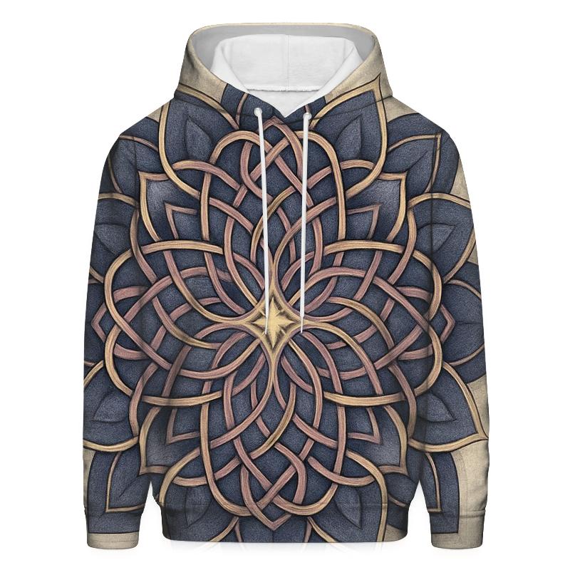 Infinite Loop Mandala pullover hoodies