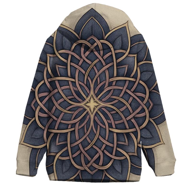 Infinite Loop Mandala pullover hoodies