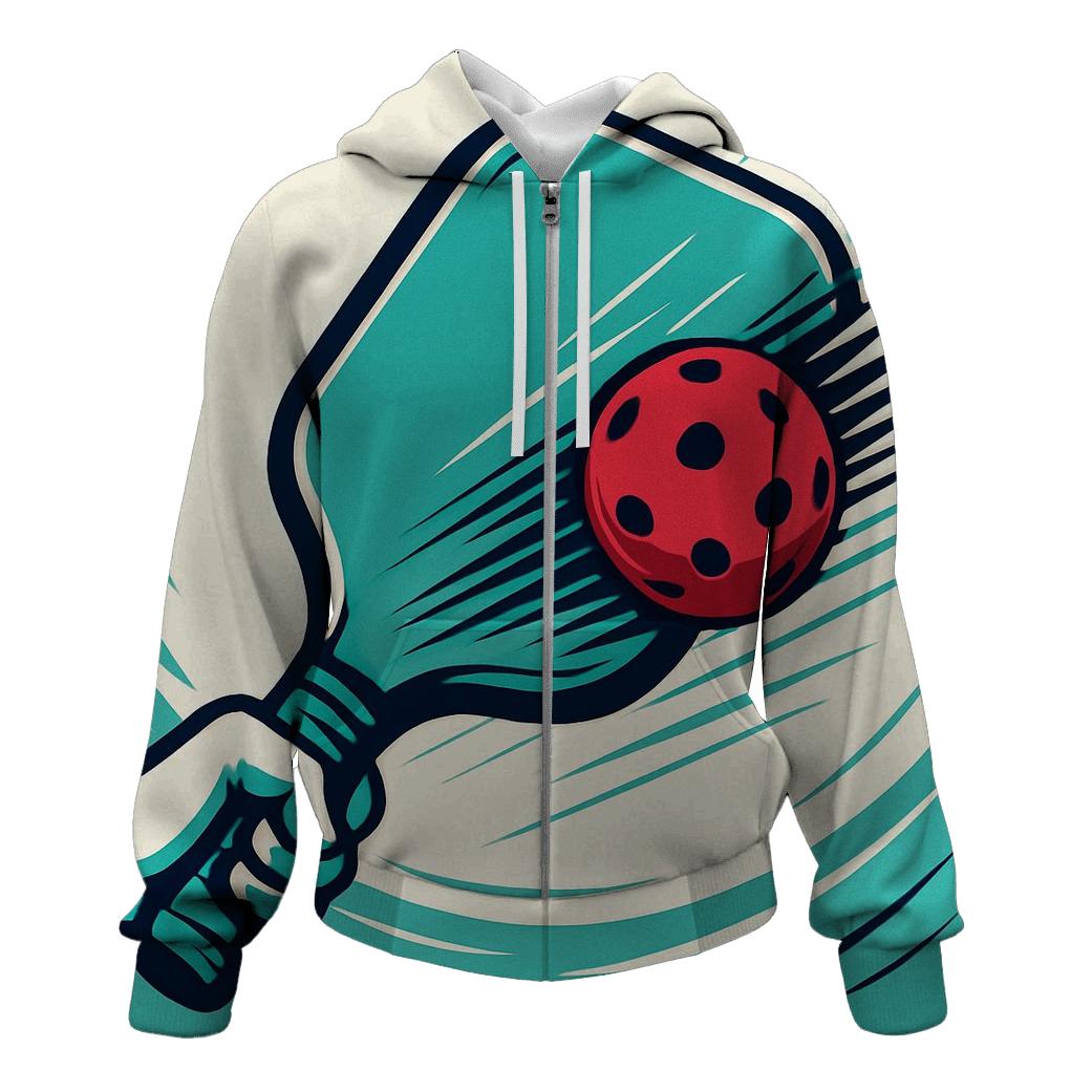 Table Tennis Motion Study premium hoodies