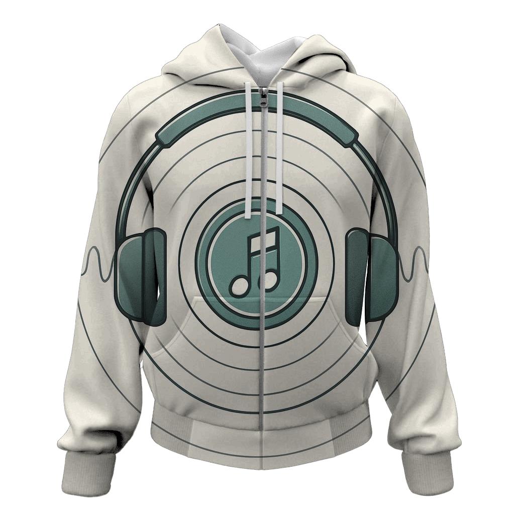 Headphone Orbit Diagram lightweight hoodies