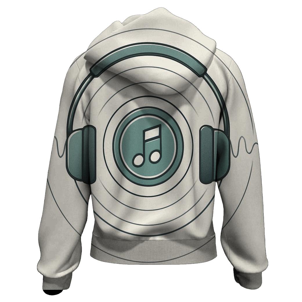 Headphone Orbit Diagram lightweight hoodies