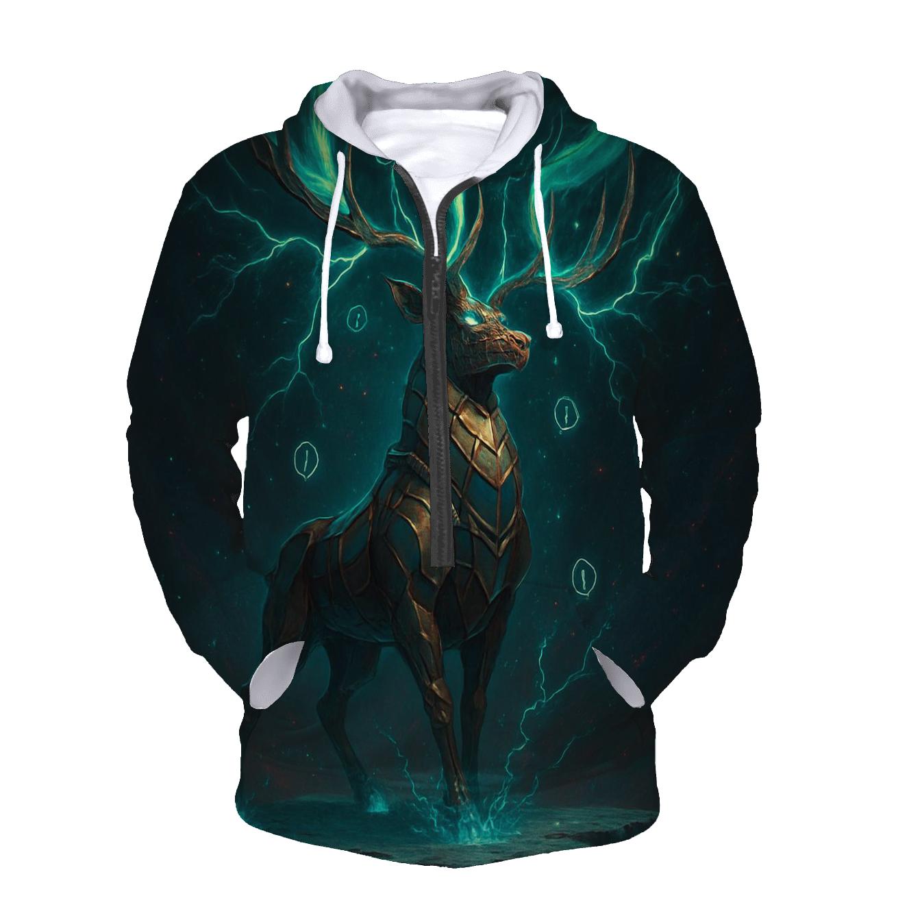 Aurora Mechanica Stag pullover hoodies