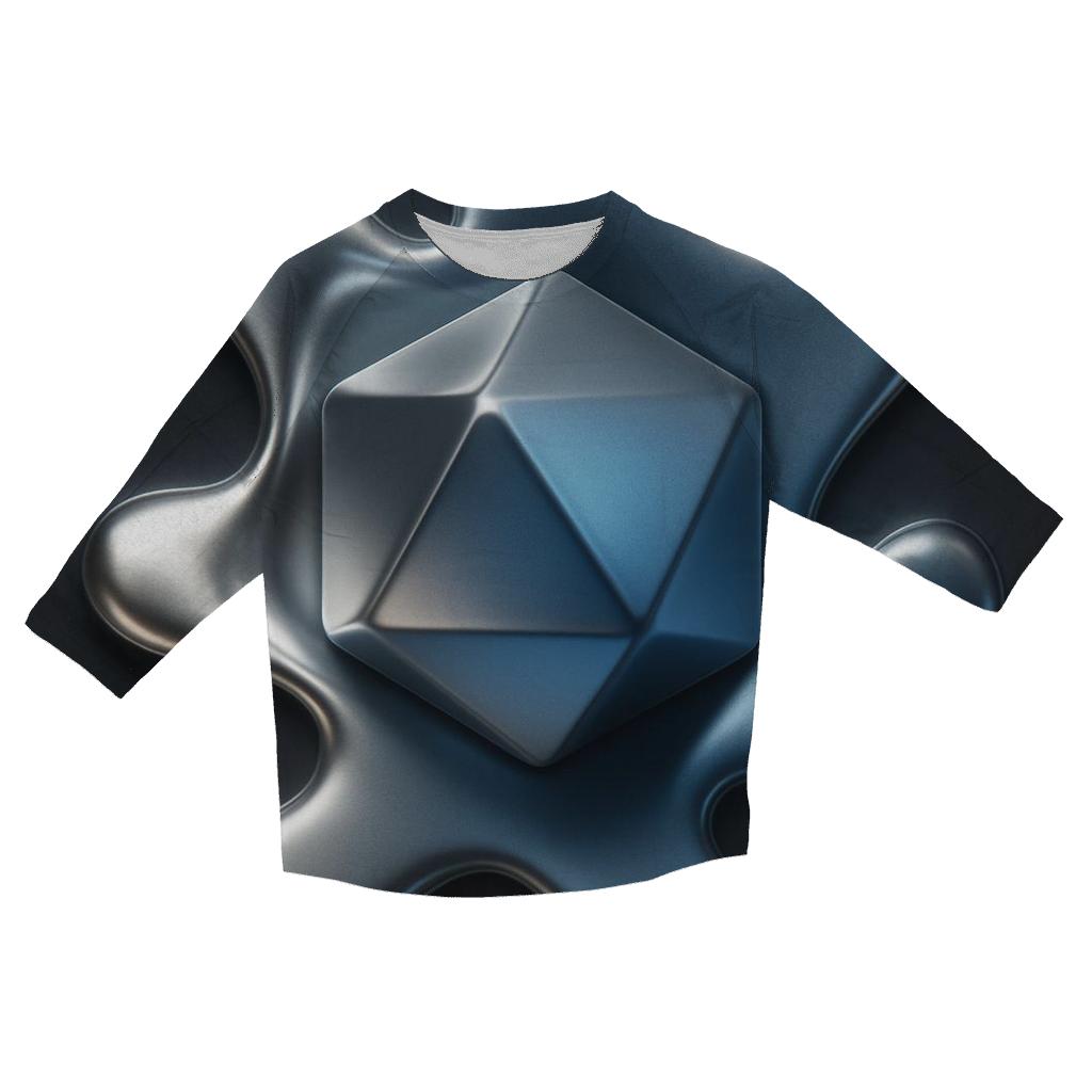 Molten Geometry stylish quarter sleeve tops