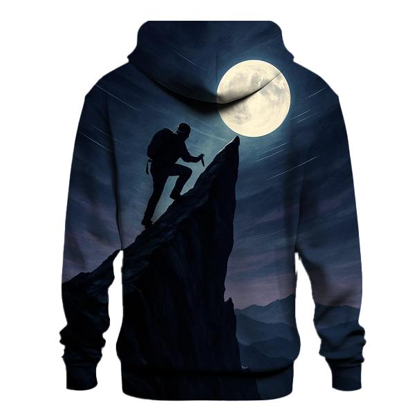 Night Climb Silhouette custom hoodies