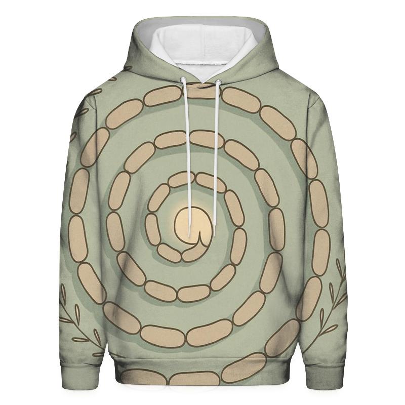 Gentle Spiral Path pullover hoodies
