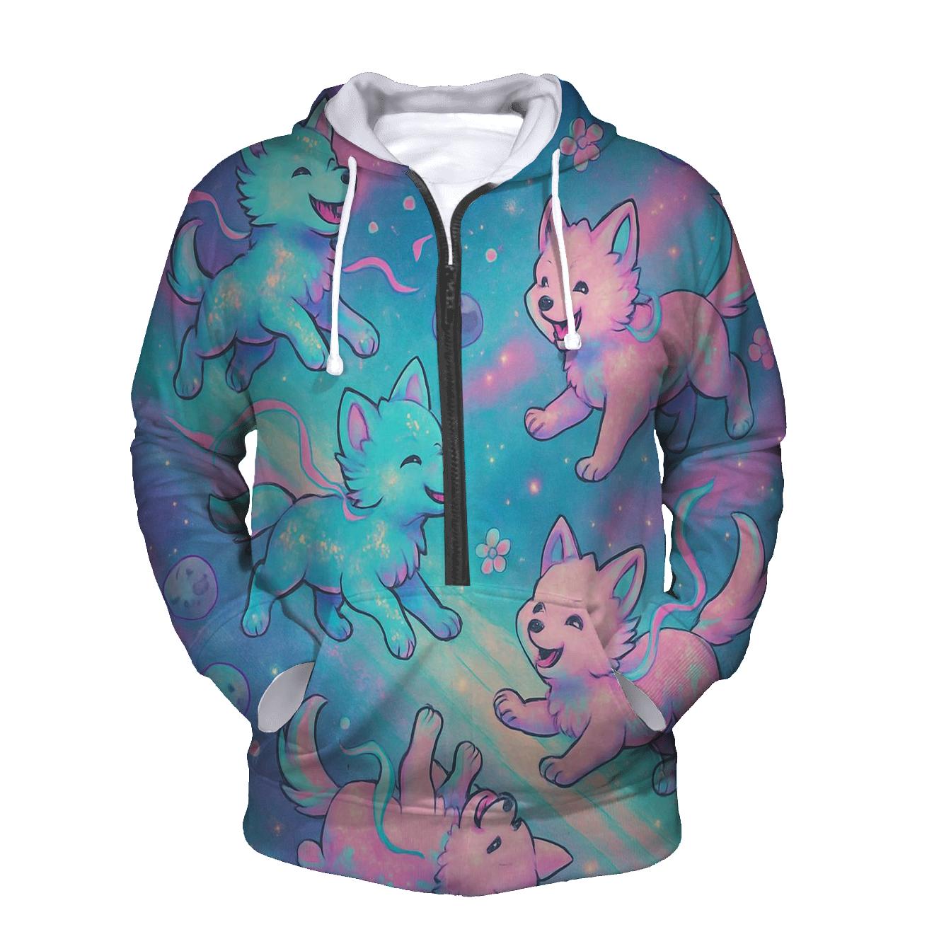 Stellar Pup Parade premium hoodies