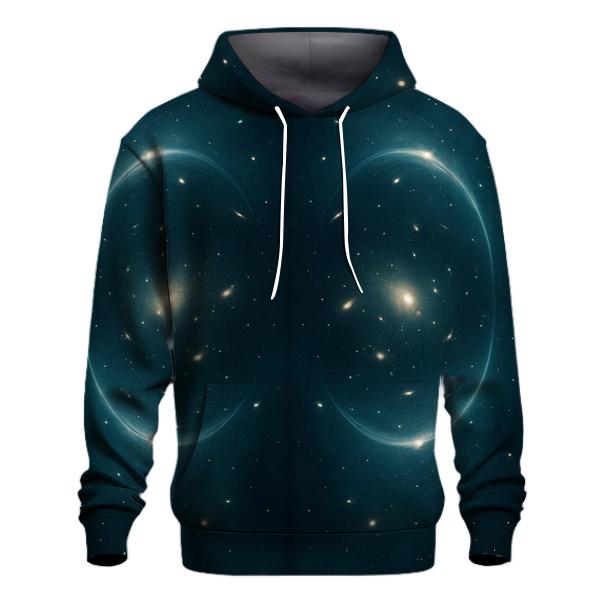 Gravitational Lens Arc Field hoodie designs
