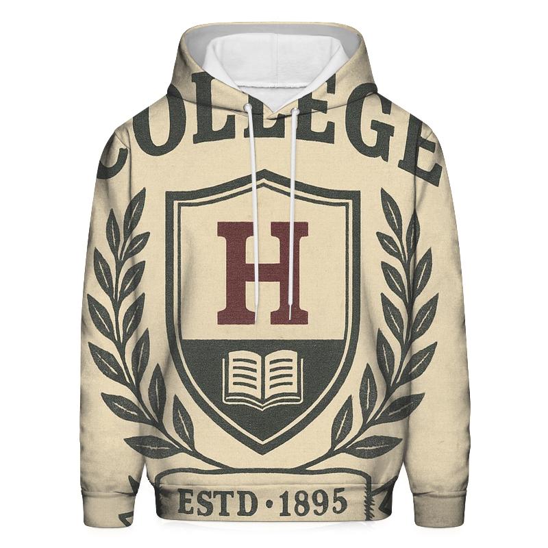 Retro College Crest Poster hoodie styles