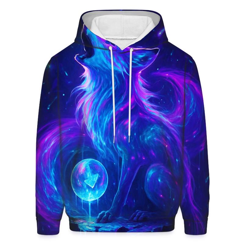Nebula Fox Herald embroidered hoodies