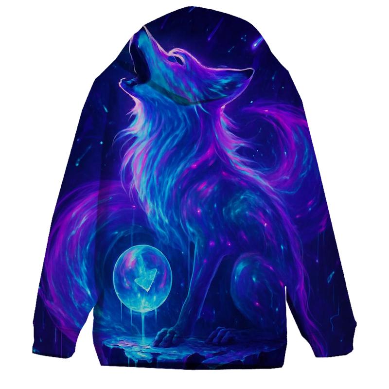 Nebula Fox Herald embroidered hoodies
