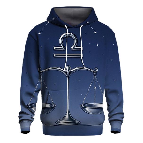 Libra Scales Balance Symbol premium hoodies