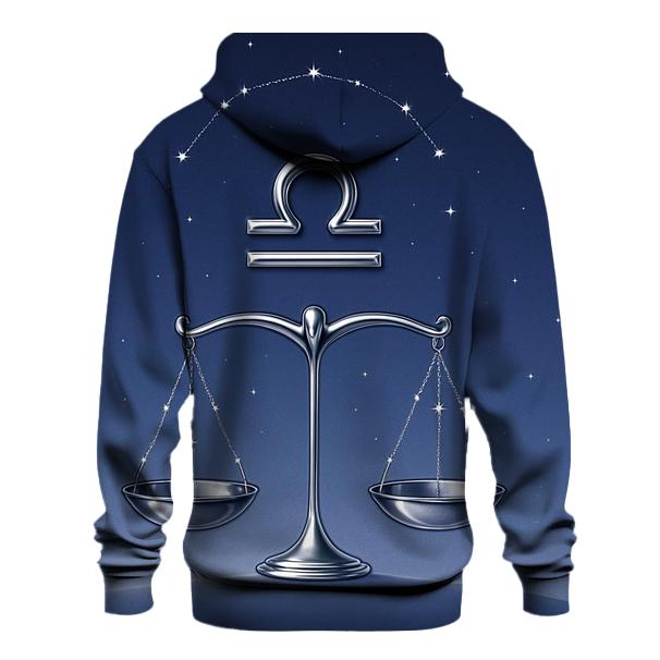 Libra Scales Balance Symbol premium hoodies