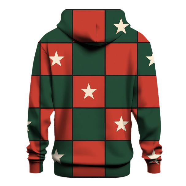 Checkerboard Star Play pullover hoodies