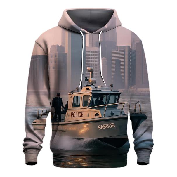 Harbor Patrol At Dawn zip-up hoodies