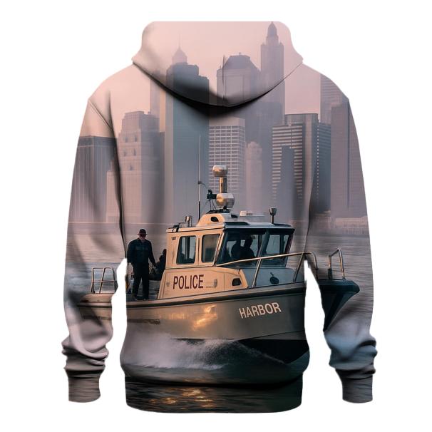 Harbor Patrol At Dawn zip-up hoodies