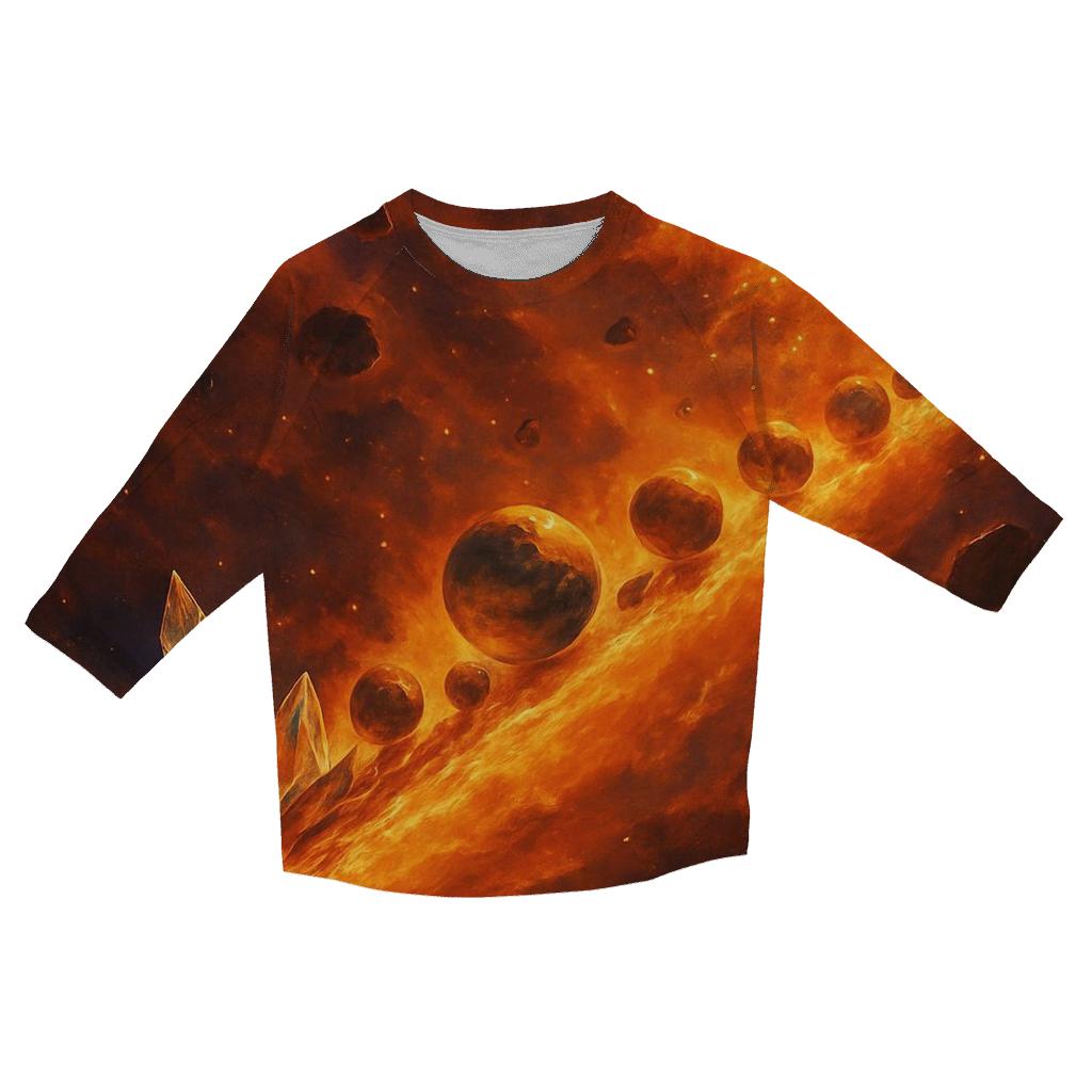 Comet Caravan printed three quarter sleeve shirts