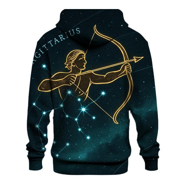 Sagittarius Archer Star Map hoodies fashion